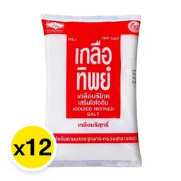 Thumbnail 2 of เกลือทิพย์ เกลือบริโภคเสริมไอโอดีน 220 ก. x 12