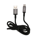 Thumbnail 2 of TECHPRO USB-A to USB-C Cable 3A Super Fast Charge 1M. Titanlink Black (TP-C07)