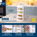 Thumbnail 2 of ซุปเปอร์ ล็อค คอนโดเก็บอาหาร ฝาครอบอาหาร 4 ชั้น รุ่น 6404