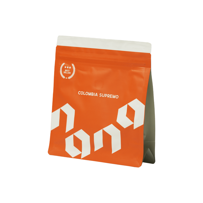 Colombia Supremo เมล็ดกาแฟคั่วกลางค่อนเข้ม (500g)