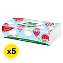 Thumbnail 2 of ZILK Soft Box Facial Tissues 115 sheets 5 pcs