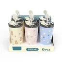 Thumbnail 4 of แก้วเก็บความเย็น 550 มล. พร้อมหลอด (ลายการ์ตูน)