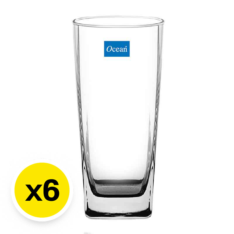 OCEAN GLASS Ocean Glass 405 ml 14 oz Model PLAZA 405 ml x 6