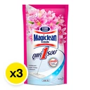 Thumbnail 2 of มาจิคลีน น้ำยาถูพื้น กลิ่นลิลลี่บูเก้ ชนิดถุงเติม 400 มล. x 3