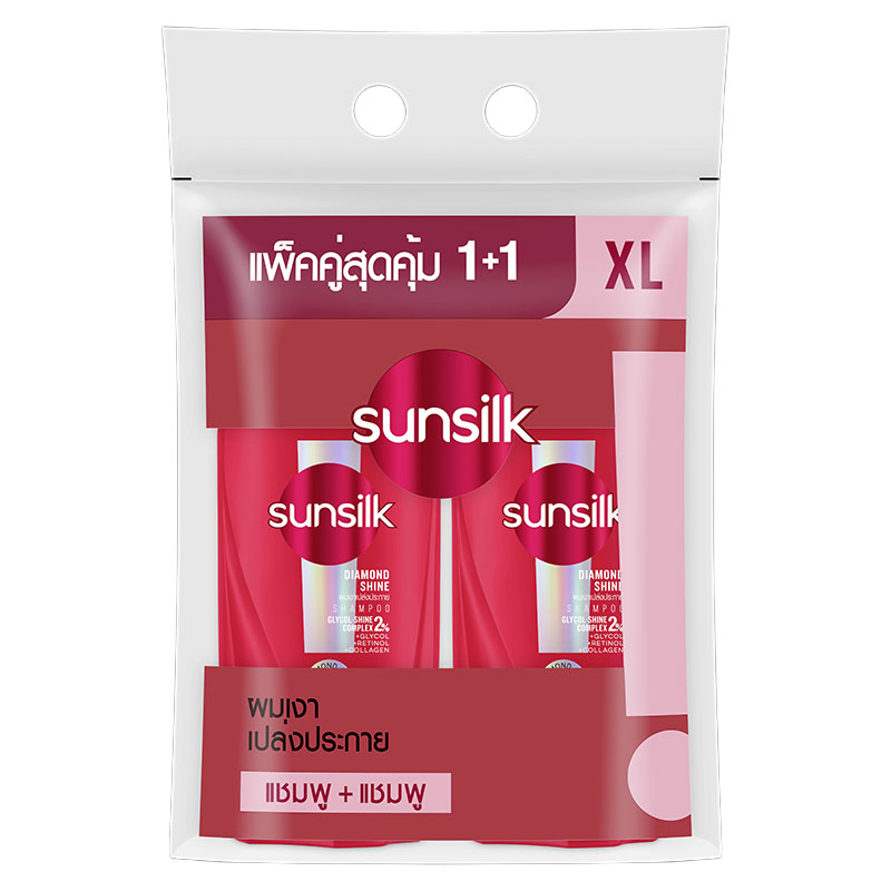 SUNSILK Shampoo Diamond Shine 425 ml x 2