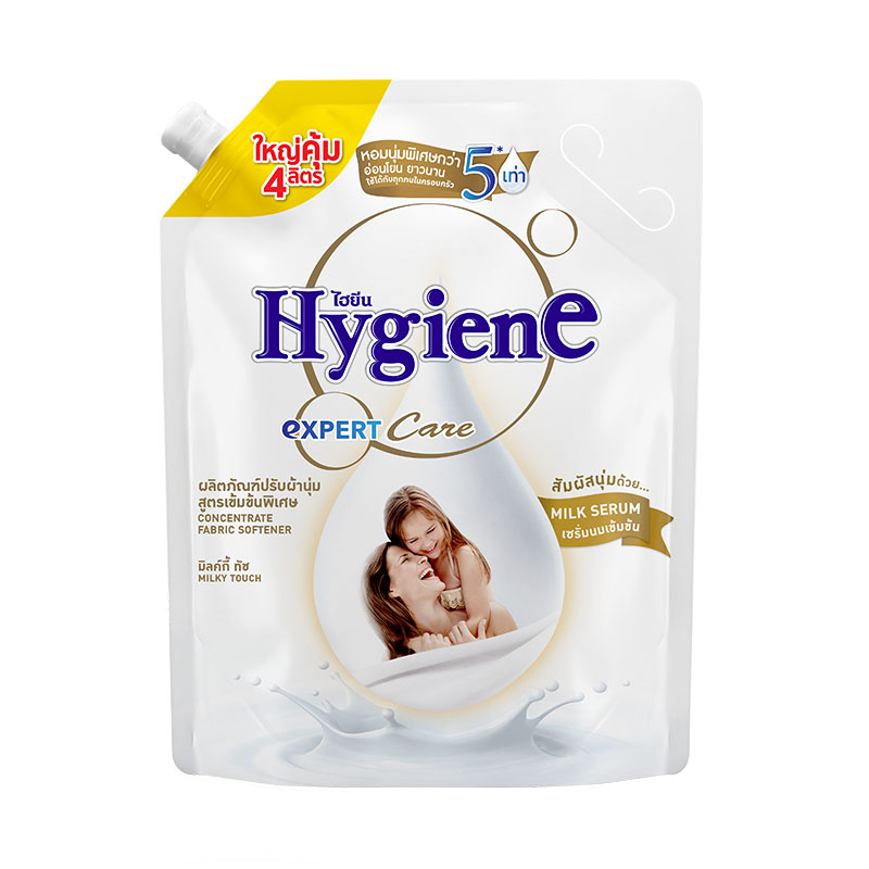 HYGIENE Expert Care Concentrate Fabric Softener Milky Touch 4 l