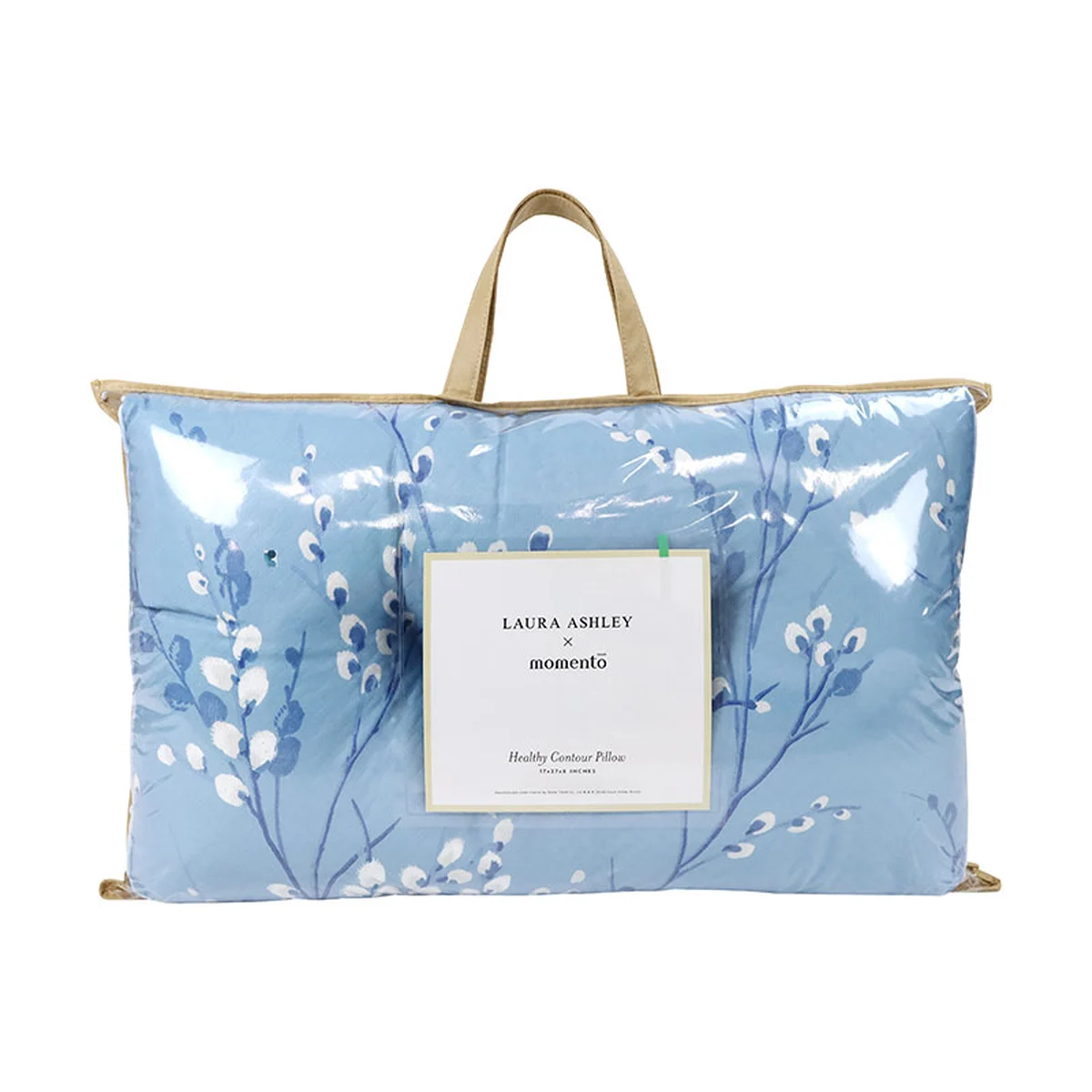 โมเมนโต x ลอร่า หมอนหนุนสุขภาพวินโลว์ 17x27 นิ้ว น้ําเงิน