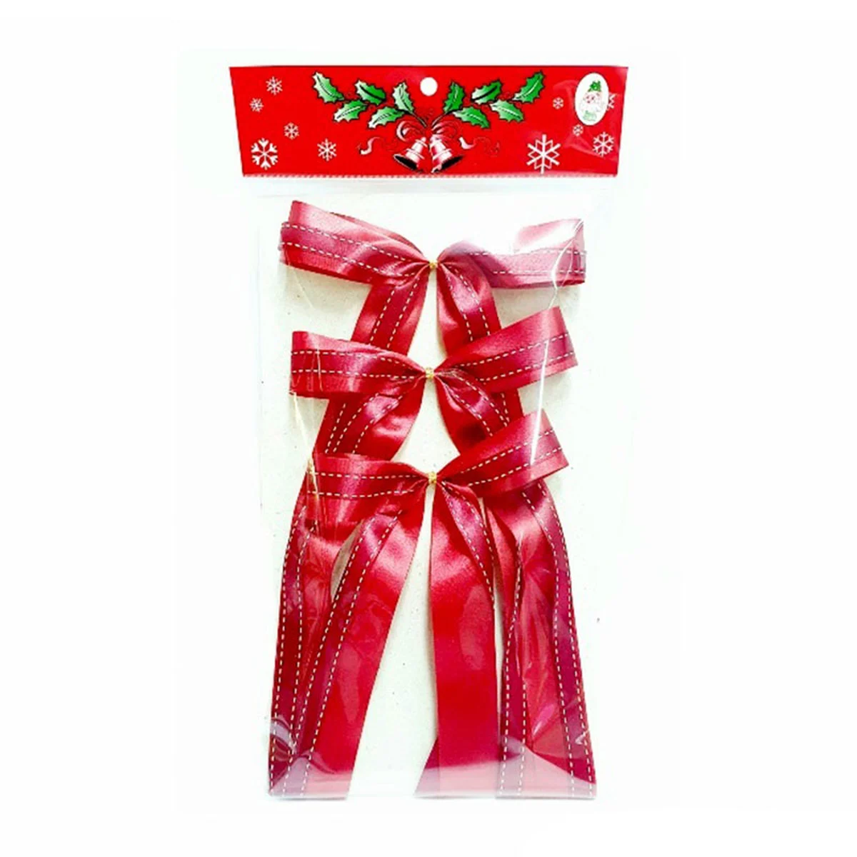 บีเคซี โบว์แดงตกแต่ง 3 ชิ้น รุ่น F1-68