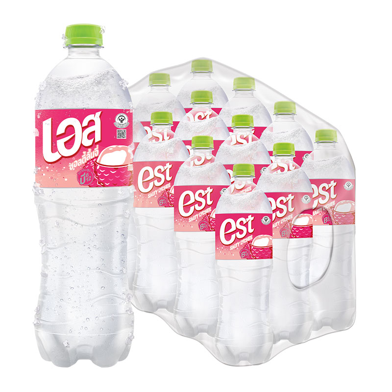 EST Soft Drink Plus Vitamin B Salty Lychee 1 l x 12
