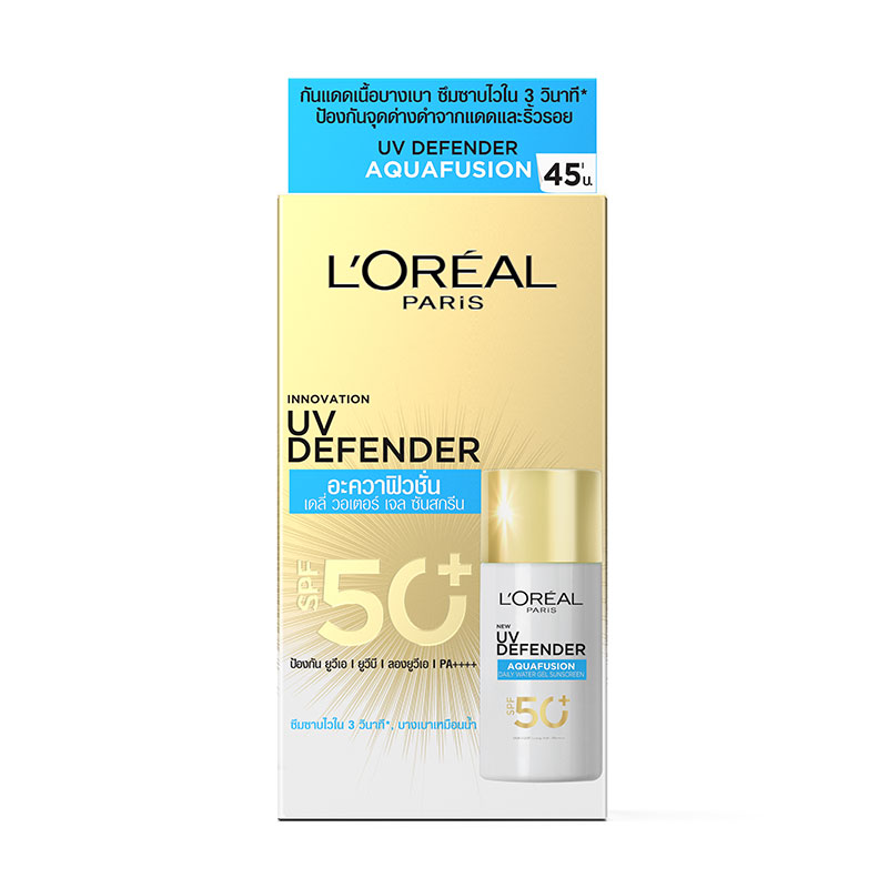 ลอรีอัล ครีมกันแดด ยูวี อะควาฟิวชั่น เดลี่ วอเตอร์ เจล 5.5 มล. x 6