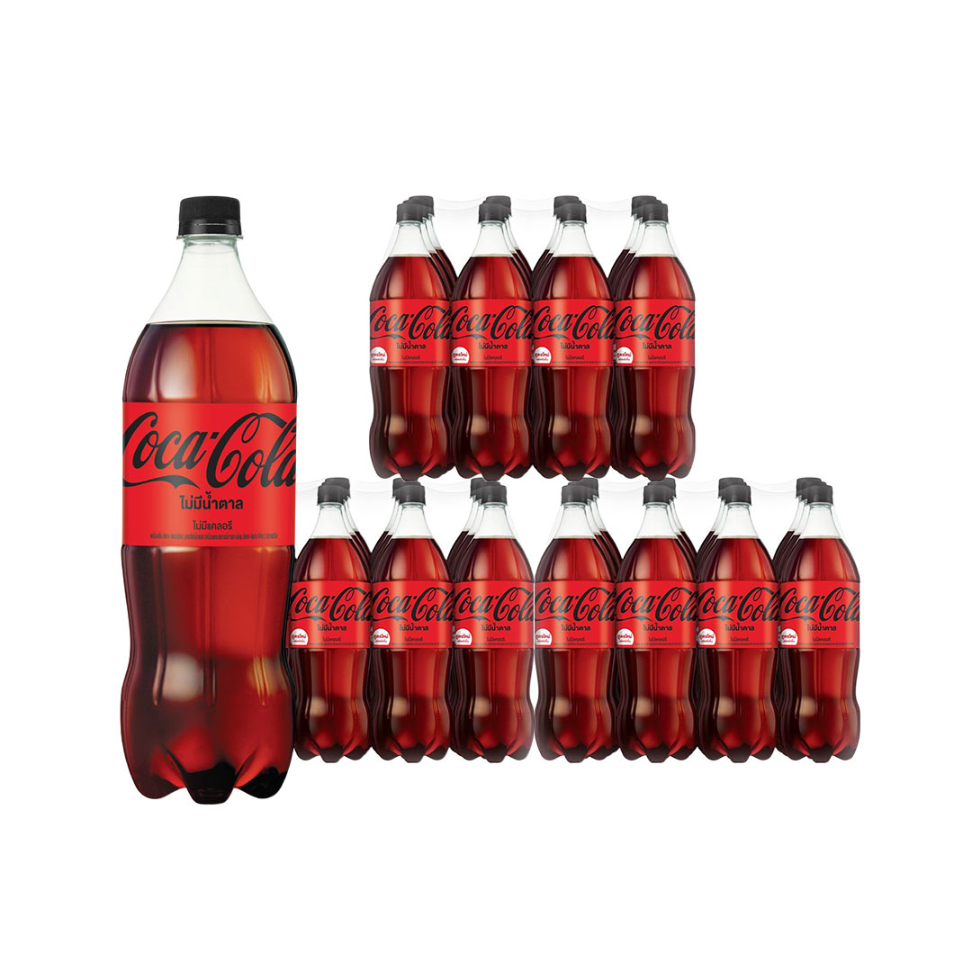 COKE Zero Sugar 999 ml 12 bottles x 3