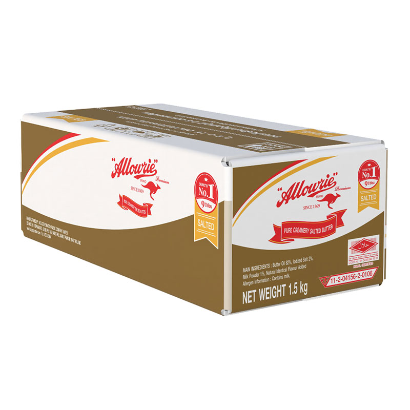 Allowrie Premium Pure Butter Salted 1.5 KGX 1