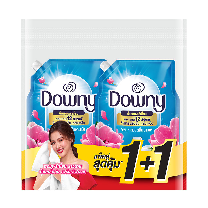 DOWNY Concentrated Fabric Softener Sunrise Fresh 950 ml x 1+1