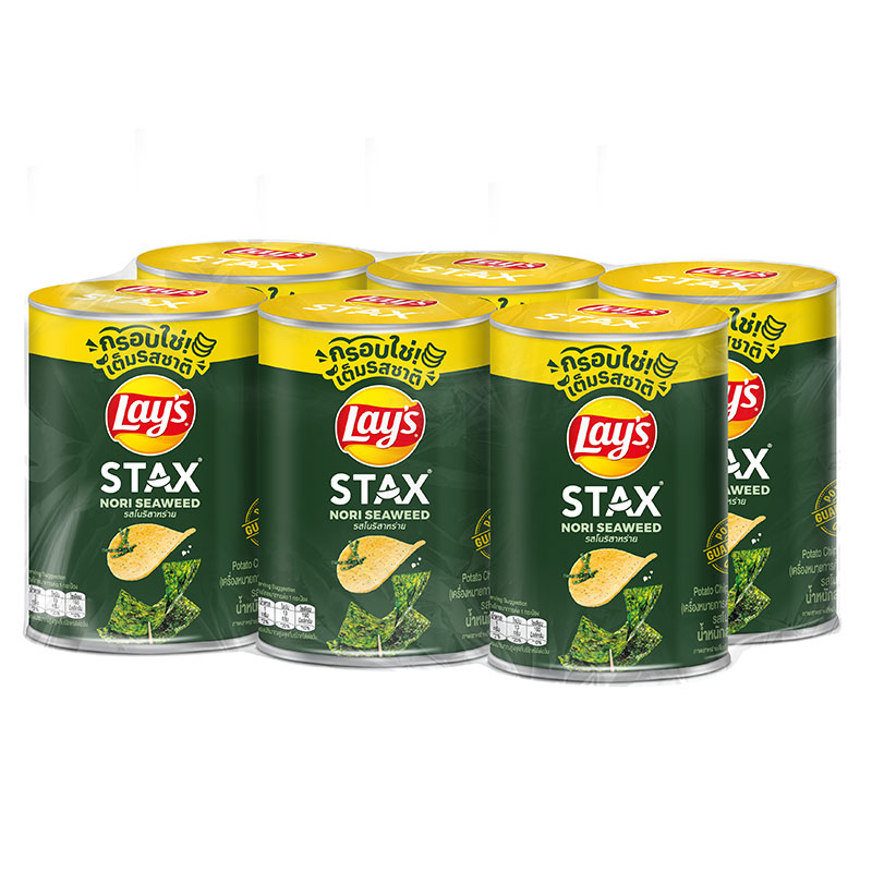 LAY'S Stax Nori Seaweed Potato Chips 42 g x 6