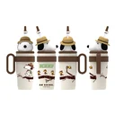 Thumbnail 3 of แก้วน้ำสแตนเลสหัวสนูปปี้ 800 มล.