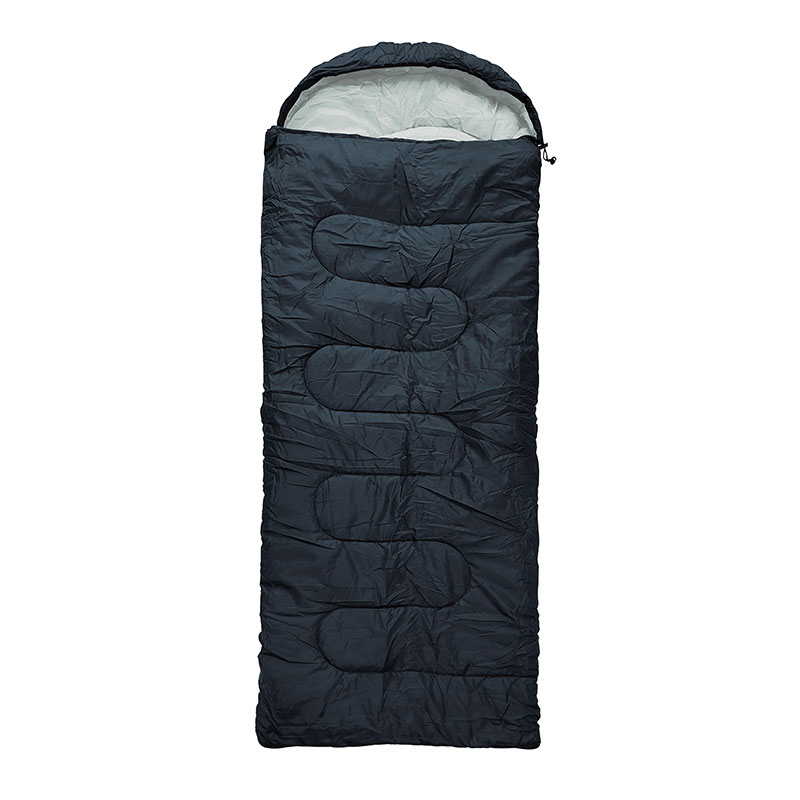 MOMENTO Hooded Sleeping Bag Navy Color