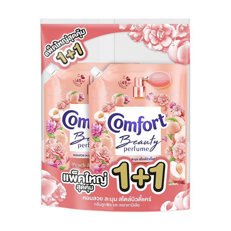 COMFORT Beauty Perfume Fabric Softeners Peach & Camellia 1 l x 1+1
