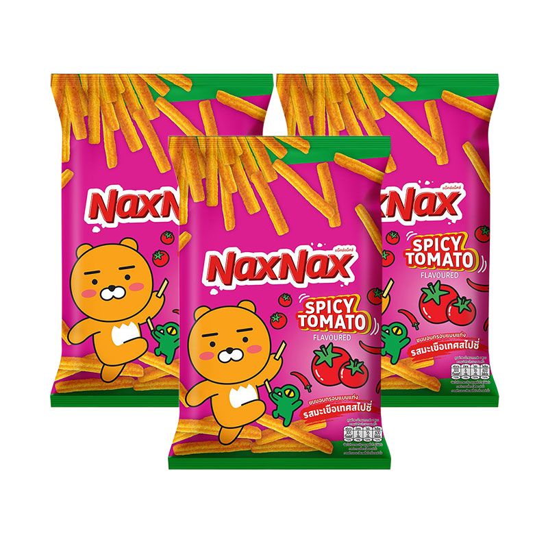 NAXNAX Baked Stick Snack Spicy Tomato 65 g x 3