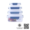 Thumbnail 2 of ซุปเปอร์ล็อค ชุดกล่องอาหาร 8 ชิ้น รวมฝา รุ่น 2817/8