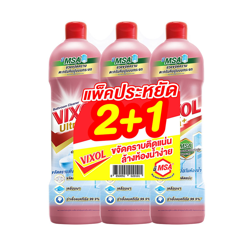 VIXOL Bathroom Cleaner Ultra Sakura Fresh 800 ml x 2+1