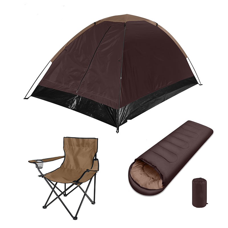 MOMENTO Camping Set 3 pcs Brown Color