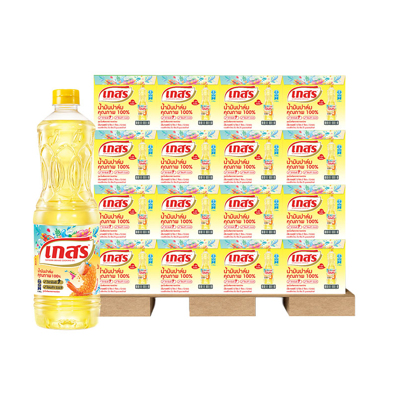 GAYSORN Palm Oil 1 l 12 bottles x 60 cartons (1 pallet)