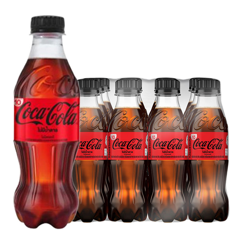 COKE Soft Drink No Sugar No Calories 250 ml x 12