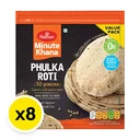 Thumbnail 2 of ฮัลดิราม ฟุลกะโรตี แผ่นแป้งโรตีอินเดียสำเร็จรูป 900 ก. x 8