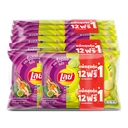 Thumbnail 3 of เลย์ ร็อค มันฝรั่งทอดกรอบ รสกุ้งเผาและน้ำจิ้มซีฟู้ด 11 ก. x 12