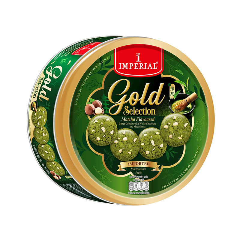 IMPERIAL Cookies Matcha with White Chocolate Macadamia 360 g