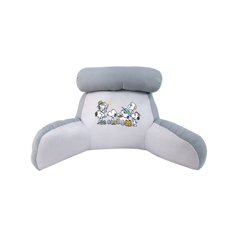 MOMENTO Snoopy Ergonomic Back Pillow Grey