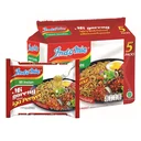 Thumbnail 1 of อินโดมี่ บะหมี่แห้ง รสเนื้อสูตรเผ็ด 85 ก. x 5