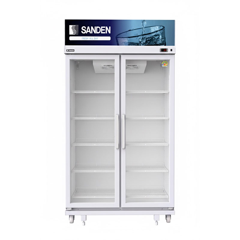 SANDEN 2 Door Chiller 26.9Q Model SME1100
