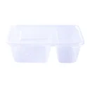Thumbnail 2 of เซพแพ็ค x อีซี่ กล่องอาหาร 2 ช่อง พร้อมฝา พีพี ใส ุ640 มล. 25 ชุด