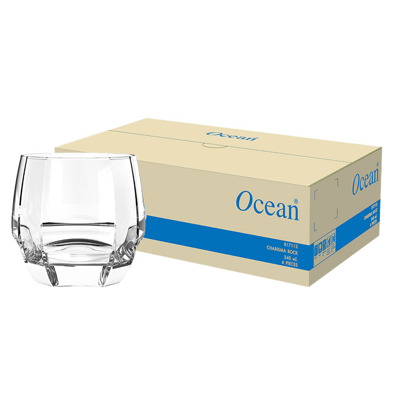 OCEAN GLASS Wine Glass Charisma Rock 340 ml Charisma Rock 6 pcs