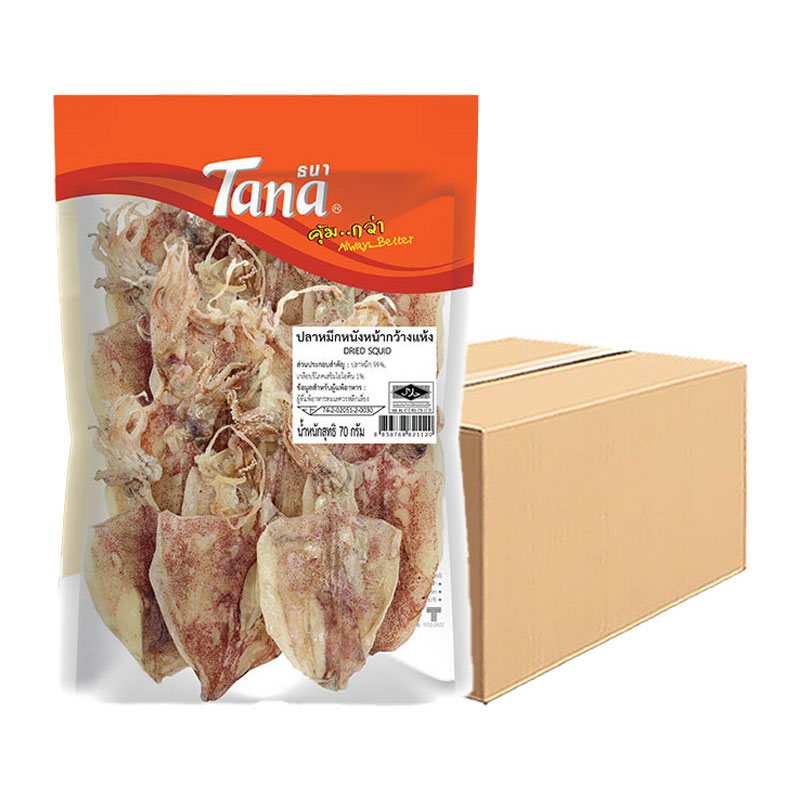 TANA Dried Squid 1 Carton (70 g x 24)