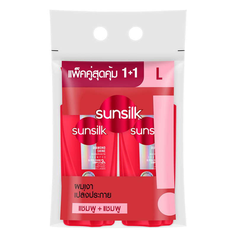 SUNSILK Diamond Shampoo 325 ml x 1+1