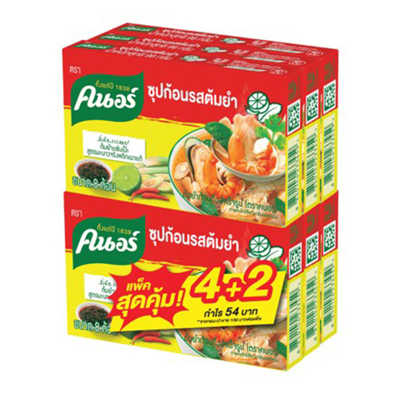 KNORR Cube Tom Yum 96 g x 6