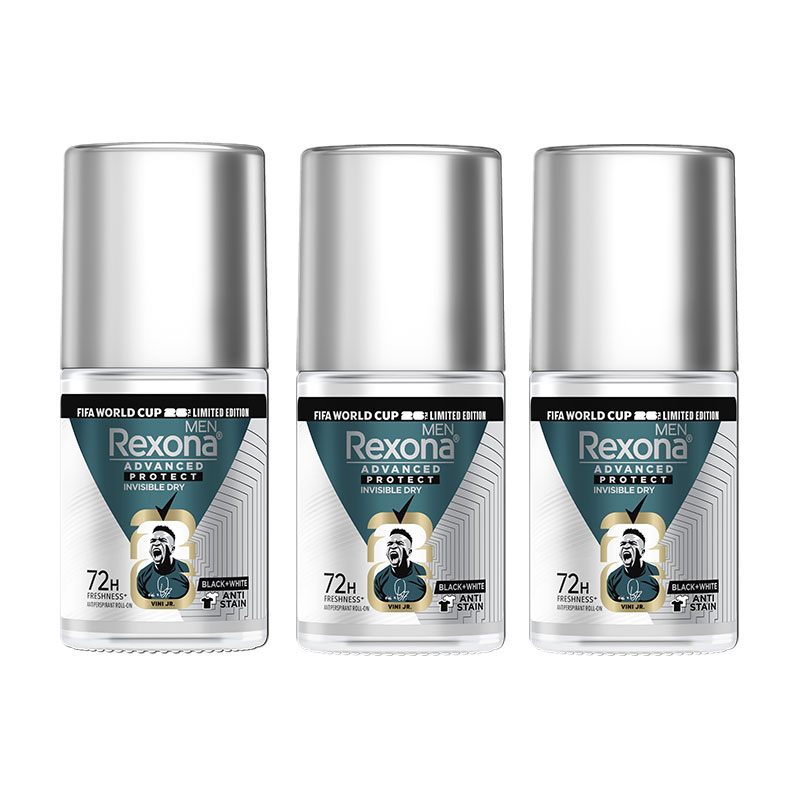 Rexona Men Roll on INVISIBLE DRY 25 ml. X 3