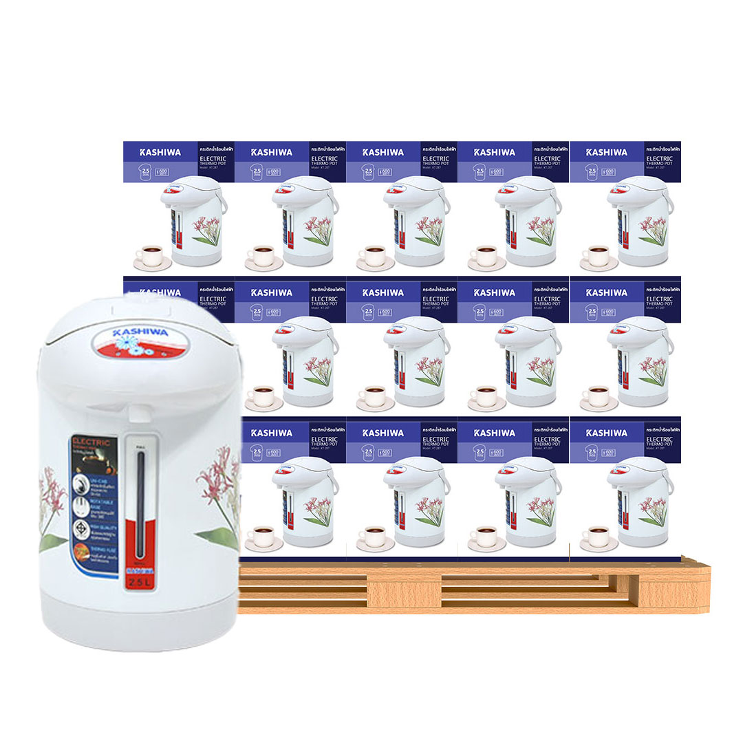 KASHIWA Kettle 2.5 l Model KT287/289 x 80 (1 pallet)