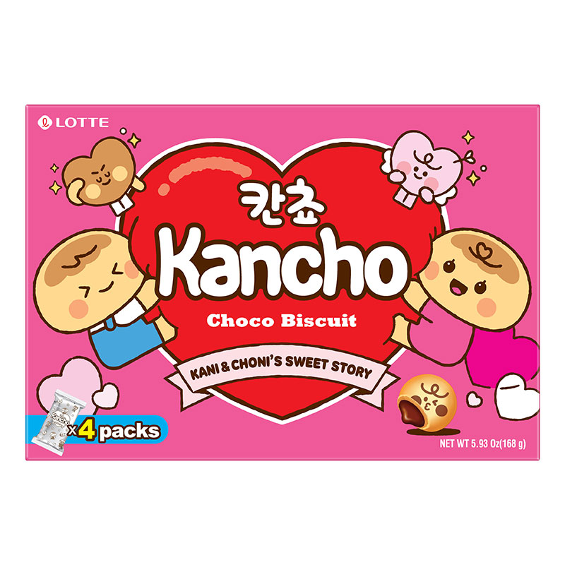 LOTTE Kancho Biscuit Choco 168 g