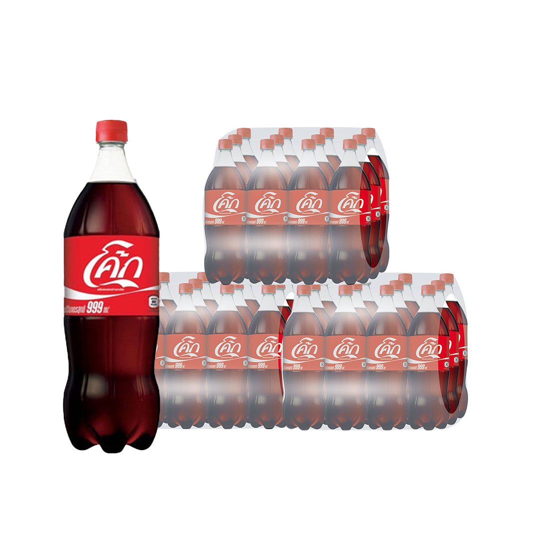 COKE Soft Drink 999 ml 12 bottles x 3