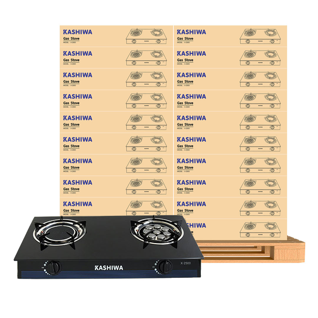 KASHIWA Gas Cooker Model X2500 x 40 pcs (1 pallet)