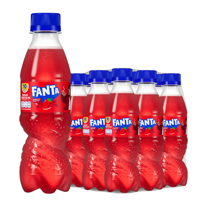 FANTA Soft Drink Strawberry 245 ml x 12