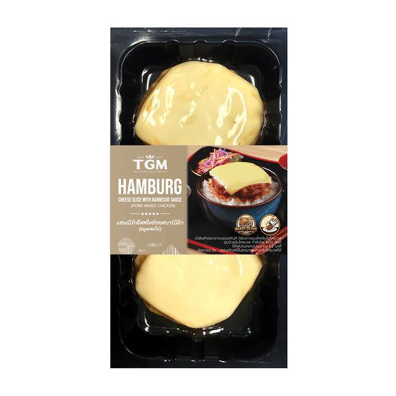 TGM HAMBURG CHEESE WITH BBQ SAUCE (CHICKEN AND PORK) 250 G