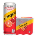 Thumbnail 1 of ชเวปส์ น้ำส้มและทับทิมโซดา สูตรไม่มีน้ำตาล 330 มล. x 6