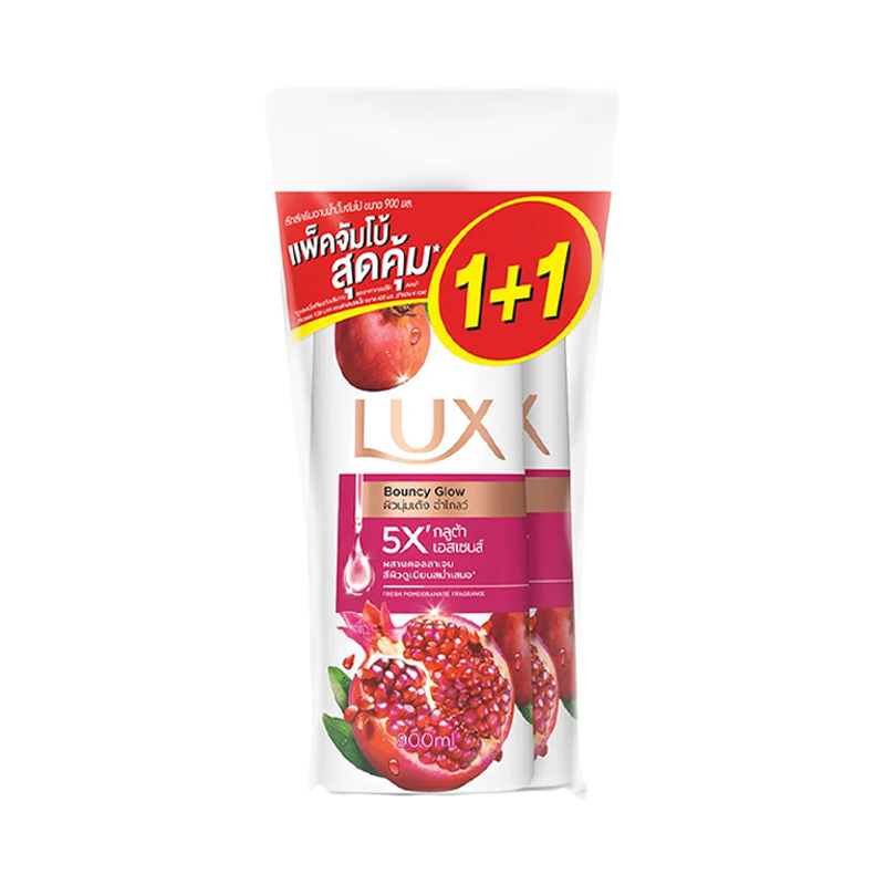 LUX Bouncy Glow Shower Cream 900 ml x 1+1