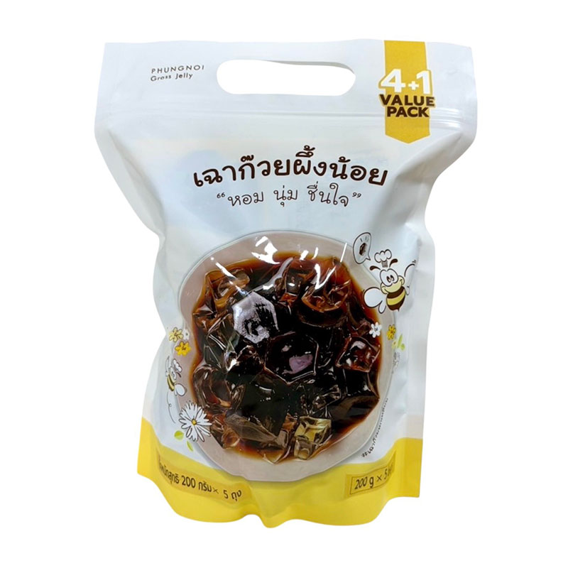PHUNGNOI Grass Jelly 200 g x 4+1