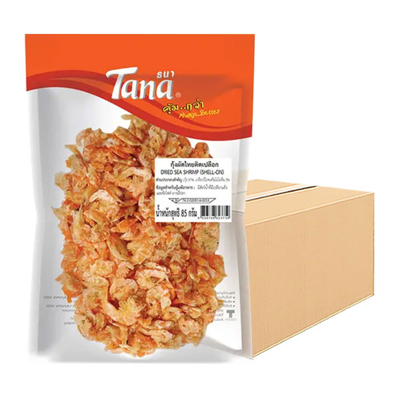 TANA Dried Sea Shrimp Shell-On 85 g x 24