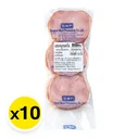 Thumbnail 2 of BMP Round Ham Steak 1 kg x 10